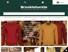 Tablet Screenshot of brocklehursts.com